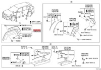фото thumb №12, Молдинг крыла перед правый toyota rav4 rav iv 5 75601-42160