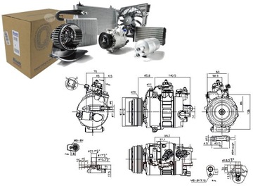 фото thumb №13, Компрессор кондиционера подходит для: ford galaxy iii, mondeo v, s-max 2.0