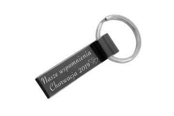 USB-накопитель 32 ГБ, черный брелок с БЕСПЛАТНОЙ ГРАВИРОВКОЙ