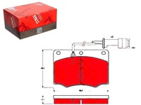 фото thumb №1, Комплект тормозных колодок тормозных trw +gratisy