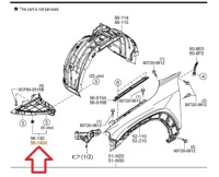 фото thumb №1, Підкрилок передні ліва - mazda mx-30 dr 2022 dn4e5614ya