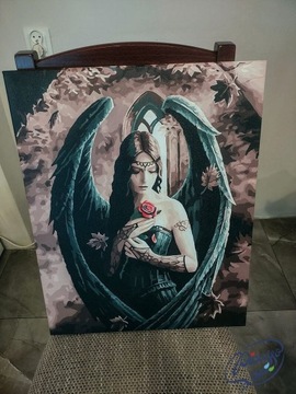 Покраска, установленная номерами Ipicasso 40x50 см на раме