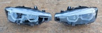 Купить Bmw 3 f30 f31 рестайлинг  фара правая левая передняя перед full led чёрный середина, фото thumb