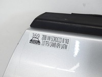 фото thumb №14, Двері праве правий перед передні vw scirocco iii 1k8 сріблястий la7w