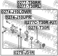 фото thumb №15, Супорт гальмівний задній лівий nissan primera p12 200