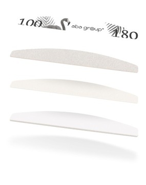 Пилочка для ногтей 180/240 Boat Crescent Standard Foil Aba Group 100 шт.
