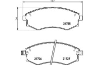 фото thumb №1, Hella pagid тормозные колодки тормозные hyundai coupe 2.0 16v