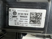 фото thumb №12, Vw sportsvan golf vii bi-xenon led лампа правая перед фара 517 eu - bdb