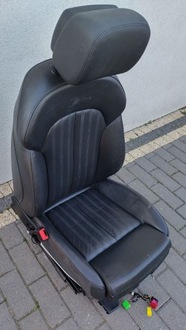 фото thumb №10, Audi a6 s6 c7 4g lift 15-18 s-line сиденье левый передний czarna кожа uk