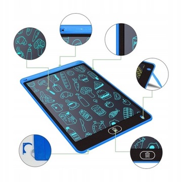 TABLET GRAFICZNY DLA DZIECI DO RYSOWANIA 8,5 cala