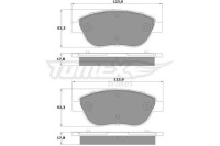 фото thumb №2, Тормозные колодки ham.przod fiat albea 00-