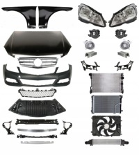 фото thumb №1, Mercedes c klasa w204 2011-2014 капот лампи pas