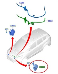 фото thumb №6, Клаксон сигнал звуковий kuga 2012-20 _ ford оригінальний номер _ 2309667 _ gj5t-13802-cc