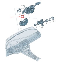 фото thumb №1, Vw touran 5t кермо колонка combination switch 5q1953507bnigi