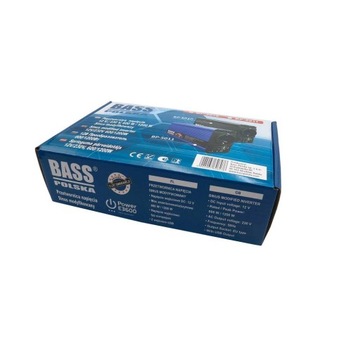 PRZETWORNICA NAPIĘCIA 12V 230V 1200W BASS POLSKA WEJSCIE USB