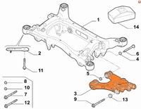 фото thumb №1, Рычаг задний правый alfa romeo giulia stelvio