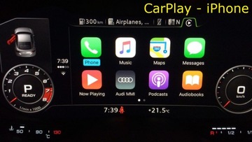 Интерфейс смартфона Audi Car Play Android Auto