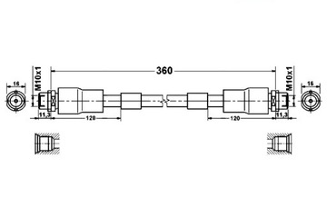 фото thumb №1, Ate шланг гальмівний audi a8 4.2 quattro 4d2. 4d