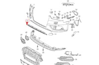 Audi a3 8p7 передній бампер нижня решітка нова оригінальна 8v38076479b9 Київ, фото thumb