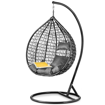 ПОДВЕСНОЙ СТУЛ COCOON, КАЧЕЛИ, САДОВАЯ КОРЗИНКА-КАЧАЛКА, ПОДУШКА, ОТДЕЛЬНО СТОЯЩИЕ