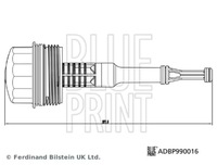 фото thumb №8, Блакитний print adbp990016 кришка, корпус фільтра масло