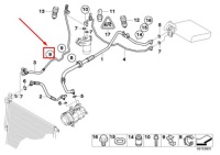 фото thumb №9, Bmw 1 e82 тримач шланг тискового klimatyzatora 8369549 64538369549