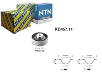 фото thumb №1, Комплект - набір ремінь розподільного валу [snr]