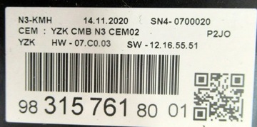 фото thumb №10, Opel corsa f vi 1.2 спидометр манометр спидометр 9831576180