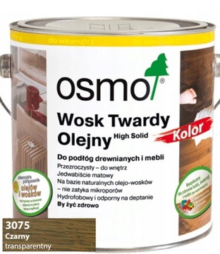 Масло с твердым воском черное OSMO 25л 3075