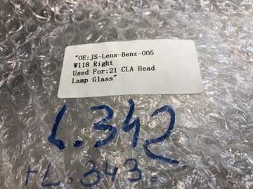 фото thumb №16, Плафоны стекло фары левый правый перед do mercedes cla w118 2019-2023