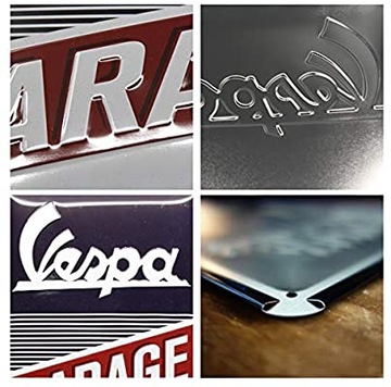 ПОСТЕРБОР Металлический 30х40 VESPA GARAGE