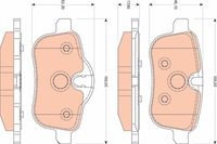 фото thumb №15, Тормозные колодки тормозной. bmw z4 e89 09- задняя