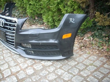 фото thumb №12, Audi a7 4g8 s-line перед бампер повреждённый решётка ew полный usa s line