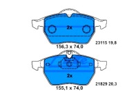 Тормозные колодки тормозные перед opel calibra a/vectra b ate Доставка, фото thumb