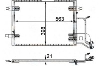 фото thumb №1, Behr hella конденсатор кондиціонера vw a4 passat 97-