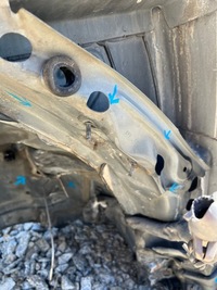 фото thumb №9, Чверть лонжерон ліва передня лівий перед mercedes gl ii x166