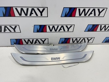 фото thumb №13, Bmw g11 планки накладки пороговые подсвечиваемый комплект европа