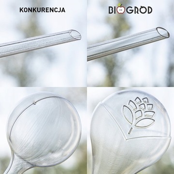 DUŻE KULE NAWADNIAJĄCE 400ml do KWIATÓW DONICZEK ROŚLIN 10 szt. BIOOGRÓD