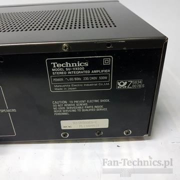 Fan-Technics Магазин усилителей Technics SU-VX500 Лодзь