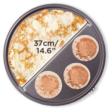 Блинница Duronic электрическая PM152 1500 Вт черный