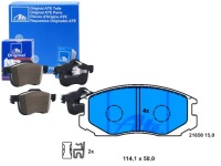 фото thumb №1, Тормозные колодки тормозные mitsubishi colt v lancer vi mirag