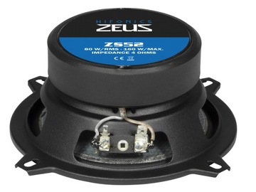 Głośniki samochodowe dwudrożne HiFonics ZS52 ZEUS 130mm 4ohm 160W MAX