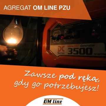 OLEOMAC PZU25 AGREGAT GENERATOR PRĄDOTWÓRCZY 2,2KW