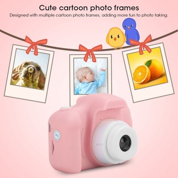 HD мультфильм цифровая видеокамера игрушки DIY фотографии видеозапись для детей