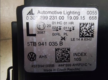 фото thumb №12, Лампа передняя перед vw touran iii 15- полный led