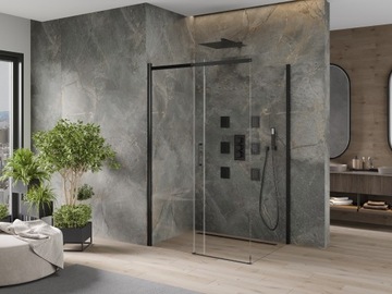 MEXEN OMEGA ДУШЕВАЯ КАБИНА 150 x 100 см ЧЕРНАЯ