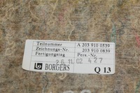 фото thumb №6, Спина захист бардачок спинка сидіння праві перед mercedes w209 a2039100539