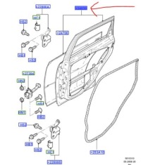 фото thumb №4, Двері задні rh ford fusion 2002-2012