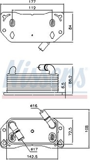 фото thumb №8, Радіатор оливи nissens 91189