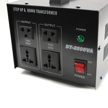 TRANSFORMATOR 220V-240V NA 110V-120V (2000W)